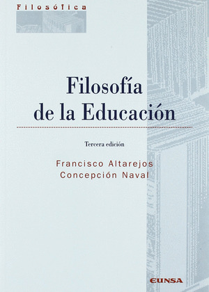 FILOSOFIA DE LA EDUCACION 3ED