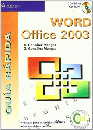 WORD OFFICE 2003/GUIA RAPIDA