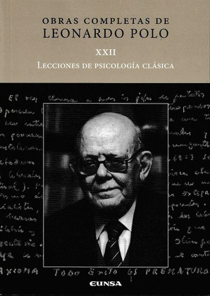 LECCIONES DE PSICOLOGÍA CLÁSICA. XXII