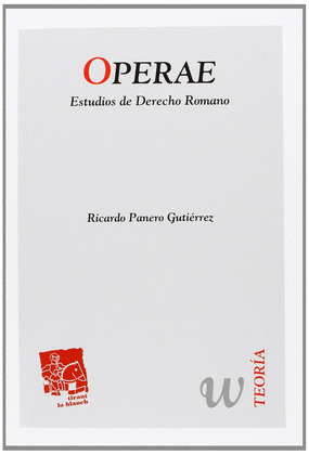 OPERAE ESTUDIOS DE DERECHO ROMANO