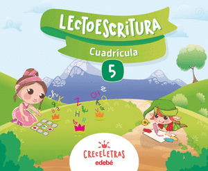 CRECELETRAS LECTOESCRITURA 5 CUADRICULA