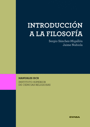 INTRODUCCIÓN A LA FILOSOFÍA