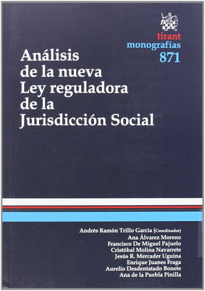 ANALISIS DE LA NUEVA LEY REGULADORA DE LA JURISDICCION SOCIAL
