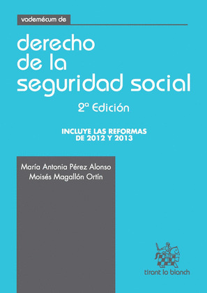 VADEMECUM DE DERECHO DE LA SEGURIDAD SOCIAL 2ªED.