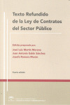 TEXTO REFUNDIDO LEY DE CONTRATOS SECTOR PUBLICO 4ªED