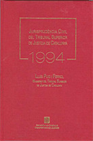 JURISPRUDÈNCIA CIVIL DEL TRIBUNAL SUPERIOR DE JUSTÍCIA DE CATALUNYA 1994