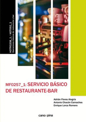 MF0257 SERVICIO BASICO DE RESTAURANTE-BAR
