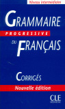 CORRIGES GRAMMAIRE PROGRESSIVE DU FRANÇIAS 600 EXERCICES INTERMEDIAIRE NOUVELLE