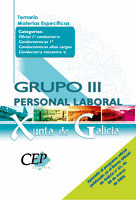 PERSONAL LABORAL, GRUPO III, OFICIAL PRIMERA CONDUCTOR-A, CONDUCTORES-AS 1ª, CONDUCTORES-AS ALTOS CA