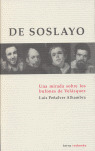 DE SOSLAYO: UNA MIRADA