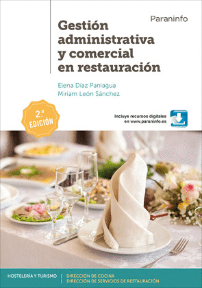 GESTION ADMINISTRATIVA Y COMERCIAL EN RESTAURACION 2.ª EDICION 2019