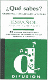 ESPAÑOL: QUE SABES GRAMATICA