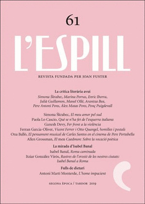 LA CRITICA LITERARIA AVUI