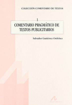 COMENTARIO PRAGMÁTICO DE TEXTOS PUBLICITARIOS (1)