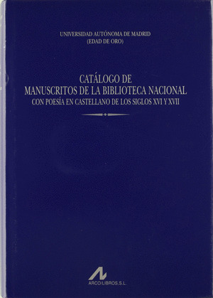 5 VOLS CATÁLOGO DE MANUSCRITOS DE LA B. NACIONAL