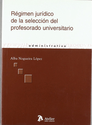 REGIMEN JURIDICO SELECCION PROFESORADO