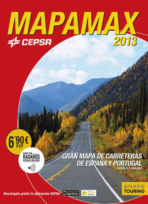 MAPAMAX 2013: GRAN MAPA DE CARRETERAS DE ESPAÑA Y PORTUGAL (ESCALA 1:400.000)