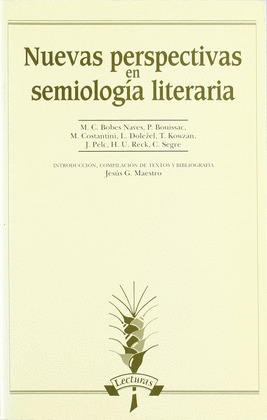 NUEVAS PERSPECTIVAS EN SEMIOLOGÍA LITERARIA