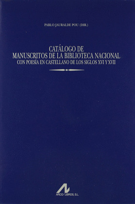 T 7 CATALOGO MANUSCRITOS DE LA BIBLIOTECA NACIONAL