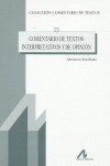 COMENTARIOS DE TEXTOS INTERPRETATIVOS Y DE OPINION