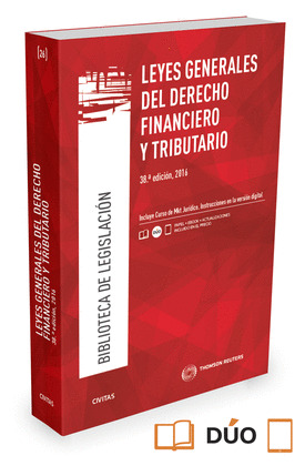LEYES GENERALES DEL DERECHO FINANCIERO Y TRIBUTARIO (PAPEL + E-BOOK)