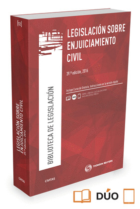 LEGISLACION SOBRE ENJUICIAMIENTO CIVIL (PAPEL + E-BOOK)