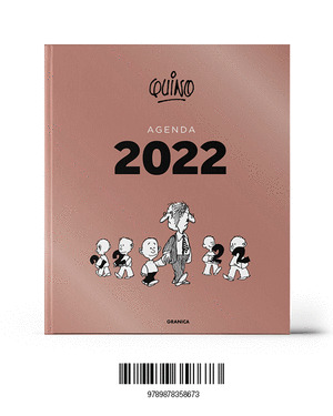 AGENDA 2022 QUINO ENCUADERNADA COBRE