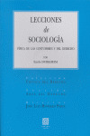 LECCIONES DE SOCIOLOGIA