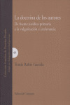 DOCTRINA DE LOS AUTORES, LA