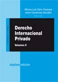 DERECHO INTERNACIONAL PRIVADO, VOLUMEN II (7ª EDICION, 2006)