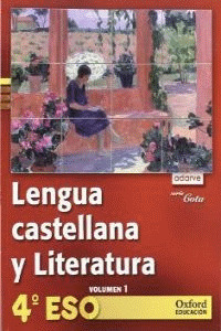 LENGUA Y LITERATURA, 4º ESO. ADARVE, SERIE COTA, 1, 2 Y 3 TRIMESTRES