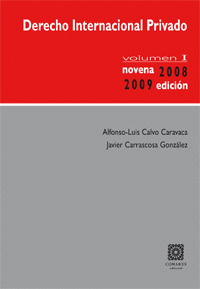 DERECHO INTERNACIONAL PRIVADO. VOLUMEN I