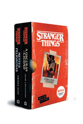 ESTUCHE STRANGER THINGS: MENTES PELIGROSAS. A OSCURAS EN LA CIUDAD