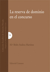 RESERVA DOMINIO EN CONCURSO.(ESTUDIOS DERECHO PRIVADO)