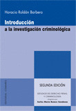 INTRODUCCION A LA INVESTIGACION CRIMINOLOGICA
