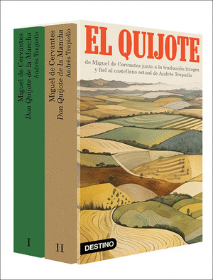 DON QUIJOTE DE LA MANCHA (ESTUCHE OBRA COMPLETA, 2 VOLÚMENES. ACTUALIZADO POR ANDRÉS TRAPIELLO)