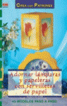 ADORNAR LAMPARAS Y PAPELERAS CON SERVILLETAS DE PAPEL