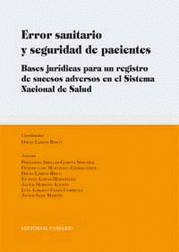 ERROR SANITARIO Y SEGURIDAD DE PACIENTES