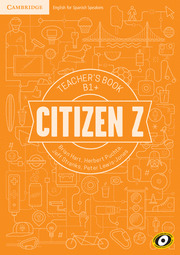 CITIZEN Z B1+ TEACHER'S BOOK