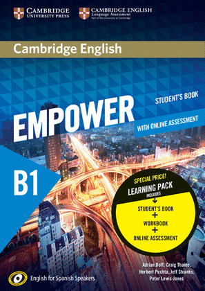 CAMBRIDGE ENGLISH EMPOWER FOR SPANISH SPEAKERS B1 STUDENT'S BOOK WITH ONLINE ASS