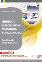 GRUPO A SUBGRUPO A1  PERSONAL FUNCIONARIO DEL CABILDO DE GRAN CANARIA. TEMARIO C