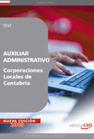 AUXILIAR ADMINISTRATIVO CORPORACIONES LOCALES DE CANTABRIA. TEST