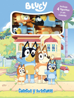 BLUEY. CUENTOS Y AVENTURAS (INCLUYE 4 FIGURITAS Y UN CUENTO)
