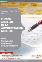 CUERPO AUXILIAR DE LA ADMINISTRACIÓN GENERAL DE LA COMUNIDAD AUTÓNOMA DE EXTREMA