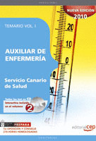 AUXILIAR DE ENFERMERÍA SERVICIO CANARIO DE SALUD. TEMARIO VOL. I.