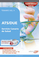 ATS/DUE SERVICIO CANARIO DE SALUD. TEMARIO VOL. II.