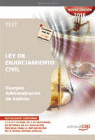 TEST LEY DE ENJUICIAMIENTO CIVIL. CUERPOS ADMINISTRACIÓN DE JUSTICIA