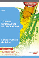 TÉCNICOS ESPECIALISTAS DE LABORATORIO DEL SERVICIO CANARIO DE SALUD. TEST
