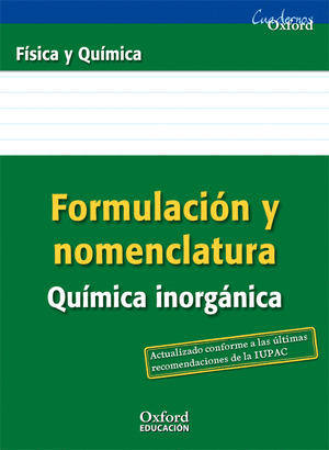 FORMULACION Y NOMENCLATURA QUIMICA INORGANICA ESO/BACHILLERATO