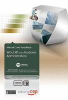 WORD XP PARA AUXILIARES ADMINISTRATIVOS. COLECCIÓN FORMACIÓN CONTINUADA (ESSSCAN